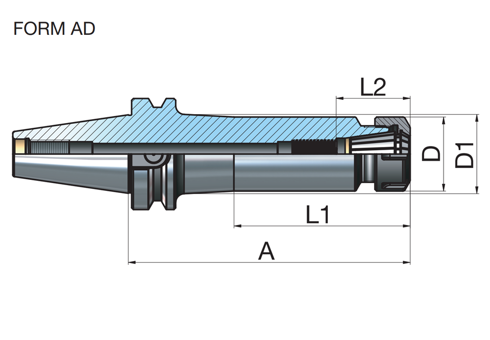 BT40 & BT50 Collet Chucks – High-Precision Tool Holders for CNC Machining