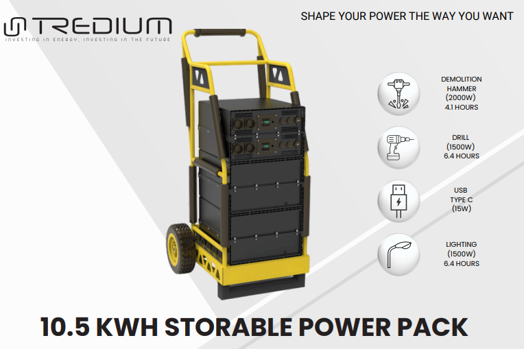 10.5 kWh Storable Power Pack