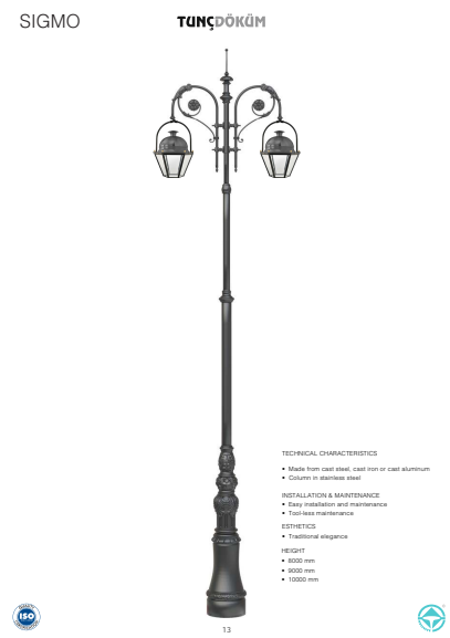 Cast Metal Lighting Poles | Durable & Elegant Outdoor Illumination for Gulf Projects