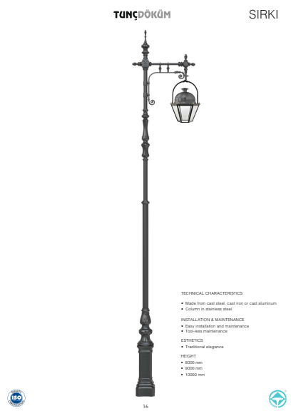Cast Metal Lighting Poles | 8–10 m Heavy-Duty & Elegant Outdoor Lighting for Gulf Projects