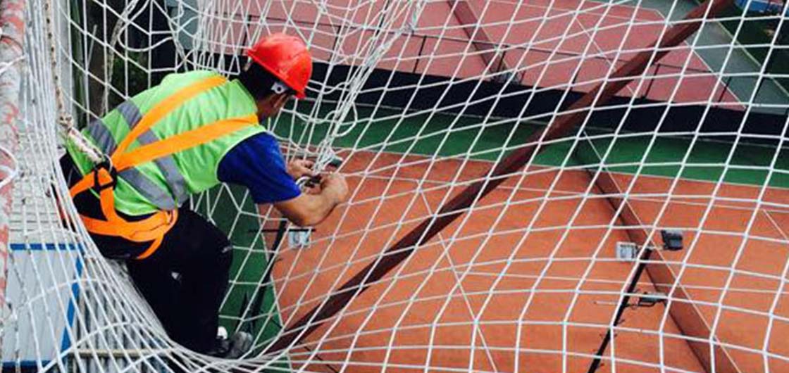 Standard Horizontal Safety Net | Robust Polyamide Fall Protection