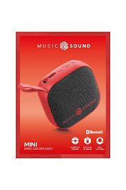 Cellularline Music Sound Mini Bluetooth Speaker – Red