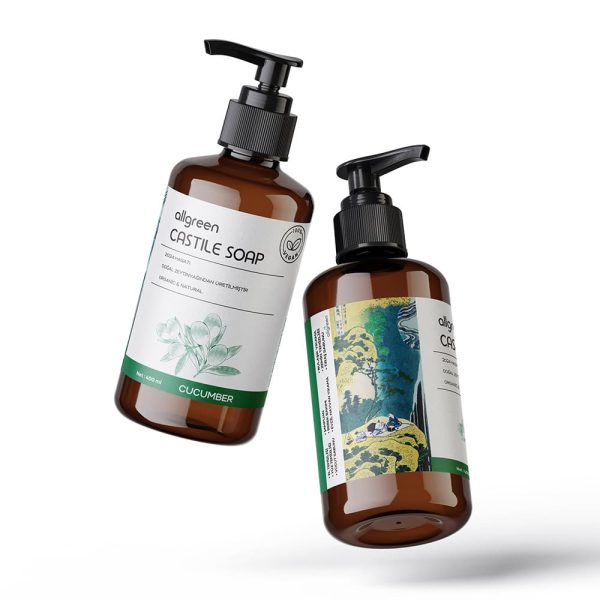 Cucumber & Avocado Natural Castile Soap – 300 ml