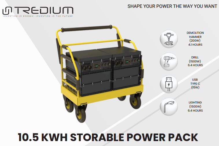 10.5 kWh Storable Power Pack