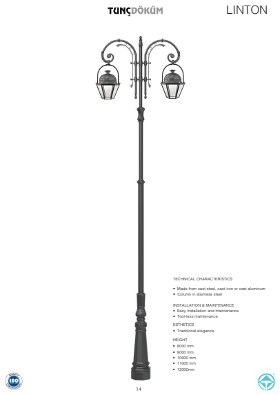 Cast Metal Lighting Poles | Heavy-Duty & Elegant Outdoor Lighting for Gulf Projects