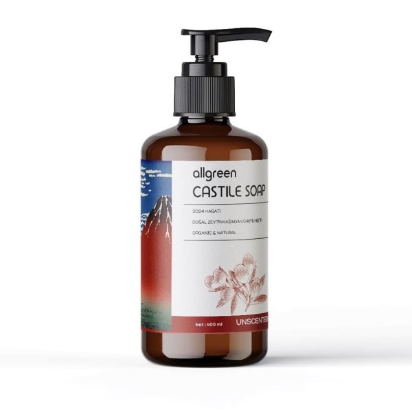 Unscented Natural Olive Oil Castile Soap – 300 ml